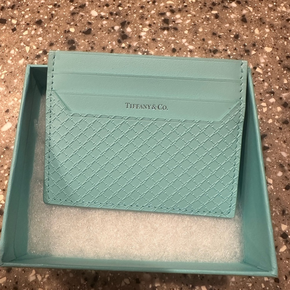 Tiffany & Co. Blue Card Holder